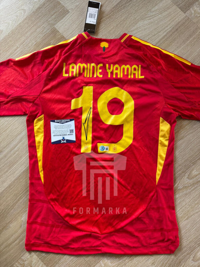 Lamine Yamal İmzalı Forma - İspanya 24/25
